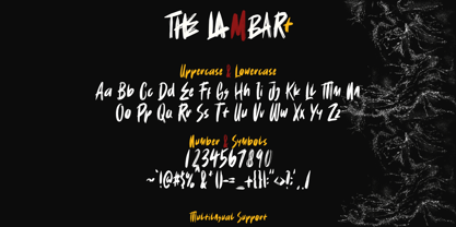 The Lambart Font Poster 10