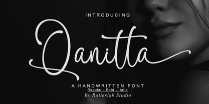 Qanitta Font Poster 1