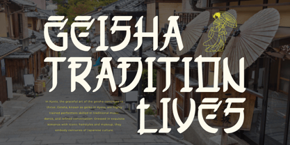 Shirouga Font Poster 8