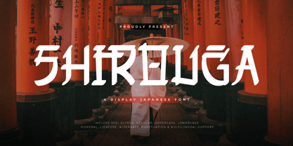 Shirouga Font Poster 1