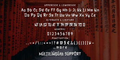 Shirouga Font Poster 9