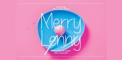 Merry Lenny Display Font Poster 1