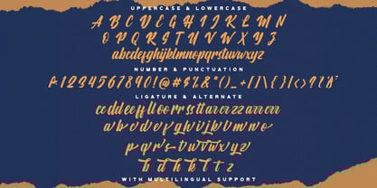 Aylafs Font Poster 7