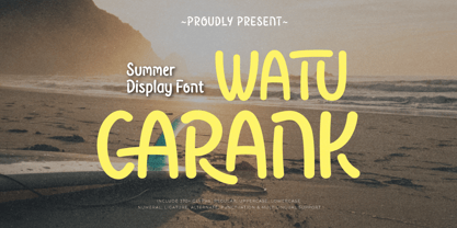 Watu Carank Font Poster 1