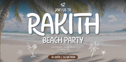 Watu Carank Font Poster 2