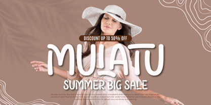 Watu Carank Font Poster 5