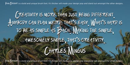 King Odessar Font Poster 8