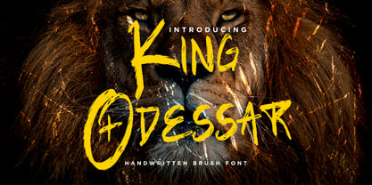 King Odessar Font Poster 1