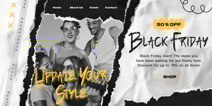 King Odessar Font Poster 5