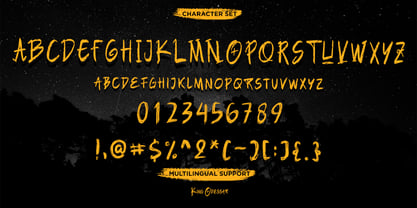 King Odessar Font Poster 10