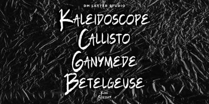 King Odessar Font Poster 2