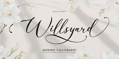 Willsyard Font Poster 1