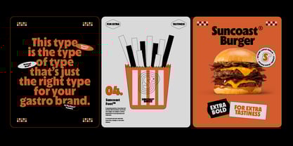 Suncoast Font Poster 3