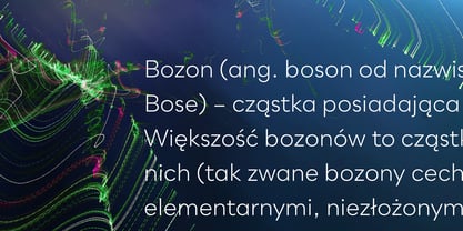 Bozon Font Poster 14