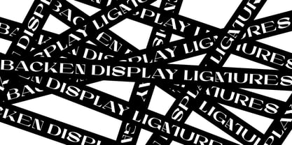 Backen Display Font Poster 10