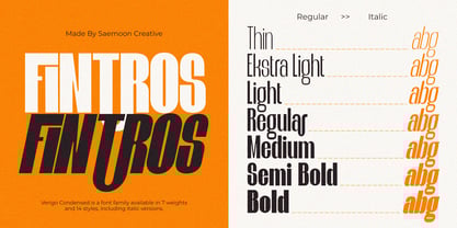 Verigo Font Poster 7