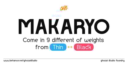 Makaryo Font Poster 1