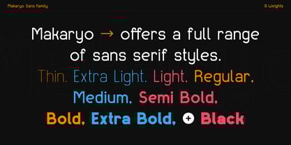 Makaryo Font Poster 2