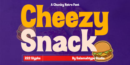 Cheezy Snack Font Poster 1