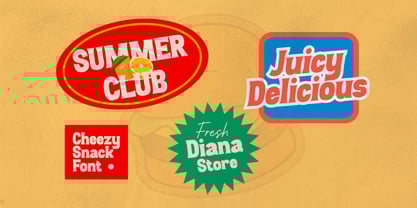 Cheezy Snack Font Poster 4