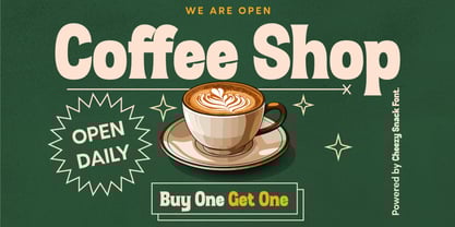 Cheezy Snack Font Poster 5