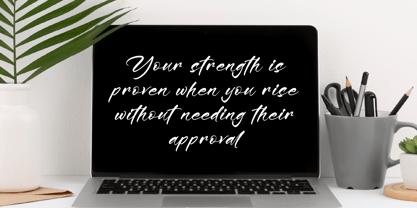 Minute Elegant Font Poster 2