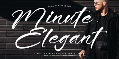 Minute Elegant Font Poster 1