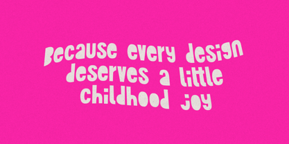 Childhood Memory Font Poster 2