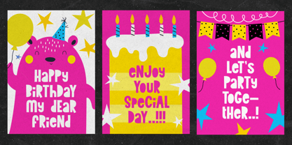 Childhood Memory Font Poster 5