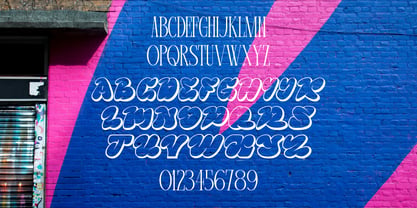 Funny Tummy Font Poster 2
