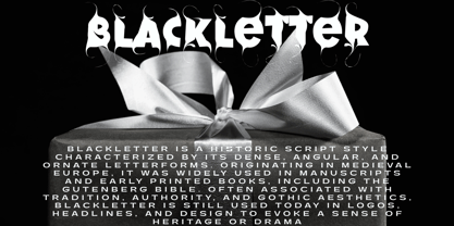 Thornblade Font Poster 4