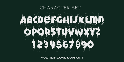 Thornblade Font Poster 10