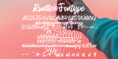 Runtteh Fontype Font Poster 7