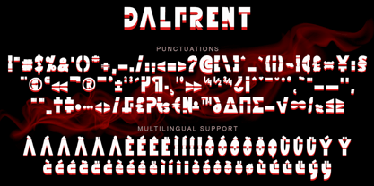 Dalfrent Font Poster 7