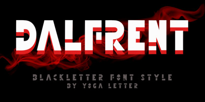 Dalfrent Font Poster 1