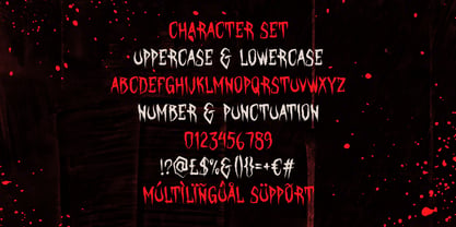 Crimson Ritual Font Poster 5
