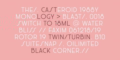 Crosshorn Font Poster 6