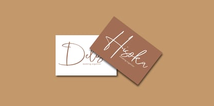 Hindya Signature Font Poster 9