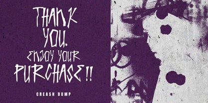 MC Creash Dump Font Poster 6