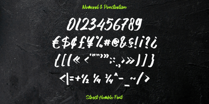 Street Humble Font Poster 14