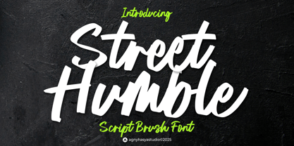 Street Humble Font Poster 1