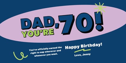 Fox Blimpo Font Poster 7