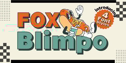 Fox Blimpo Font Poster 1
