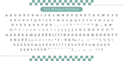 Fox Blimpo Font Poster 10