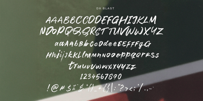 Dx Blash Font Poster 3