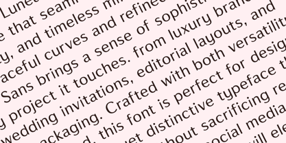 Lunea Sans Font Poster 8