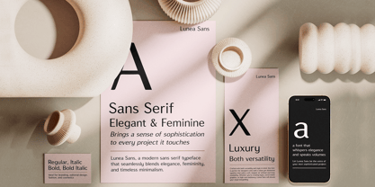 Lunea Sans Font Poster 4