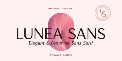 Lunea Sans Font Poster 1