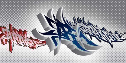 Burner Graffiti Font Poster 3