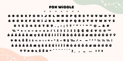 Fox Wiggle Font Poster 9
